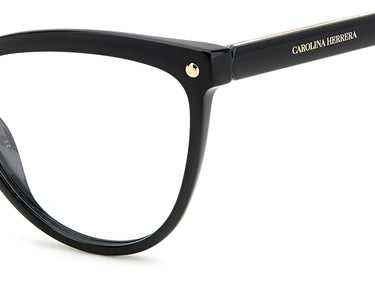 Designer Women Carolina Herrera Eyeglasses: HER 0085 -Black- SpecSMART Eye Clinic (Zoom View)